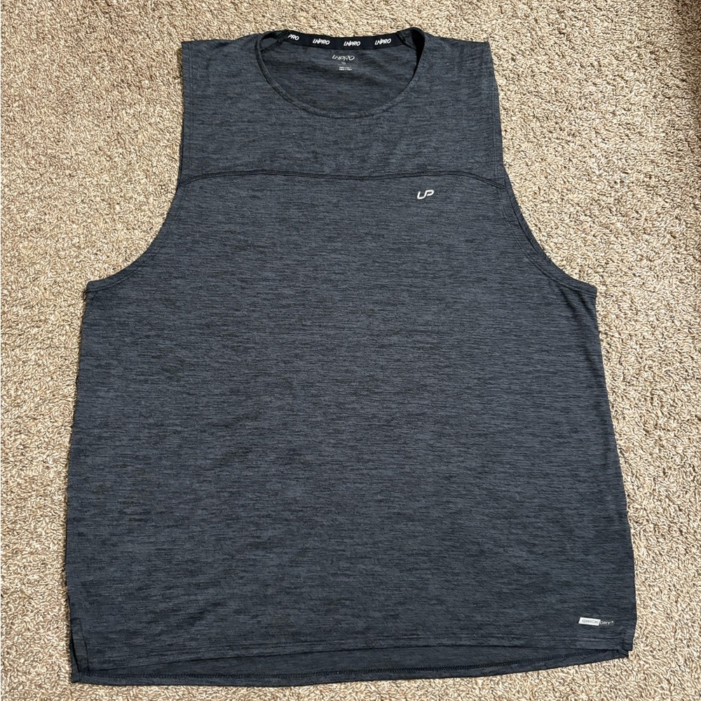 Men's Dark Gray Sleeveless Shirt
